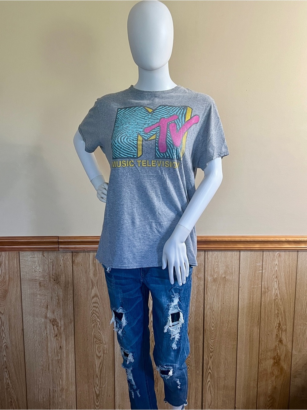 MTV Fingerprint Logo T-Shirt